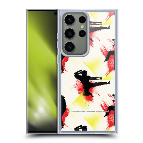 Cobra Kai Graphics Kick Pattern Soft Gel Case for Samsung Galaxy S23 Ultra 5G & MagSafe