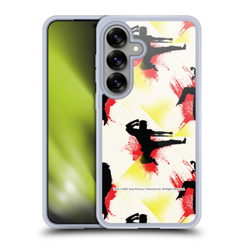 Cobra Kai Graphics Kick Pattern Soft Gel Case for Samsung Galaxy S25 & MagSafe