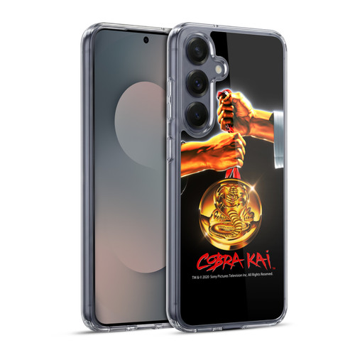 Cobra Kai Graphics Gold Medal Soft Gel Case for Samsung Galaxy S25+ & MagSafe