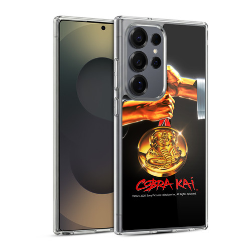 Cobra Kai Graphics Gold Medal Soft Gel Case for Samsung Galaxy S25 Ultra & MagSafe