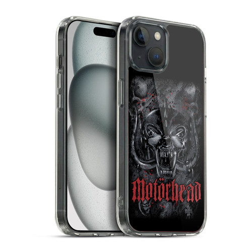 Motorhead Graphics Deathstorm Soft Gel Case for Apple iPhone 15 Plus & MagSafe