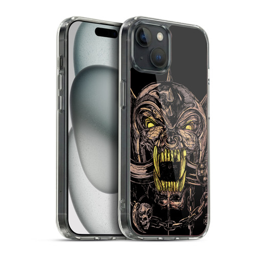 Motorhead Graphics Snaggletooth Soft Gel Case for Apple iPhone 15 Plus & MagSafe