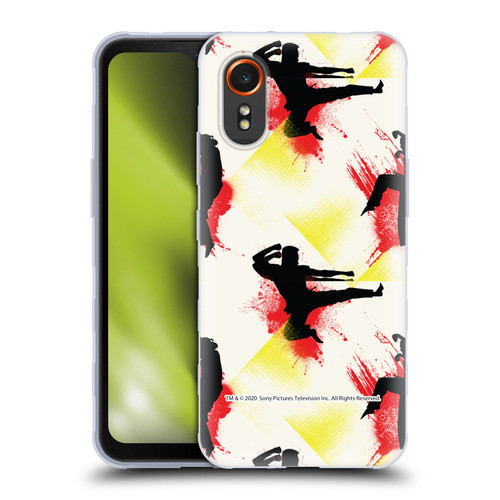 Cobra Kai Graphics Kick Pattern Soft Gel Case for Samsung Galaxy Xcover7 5G