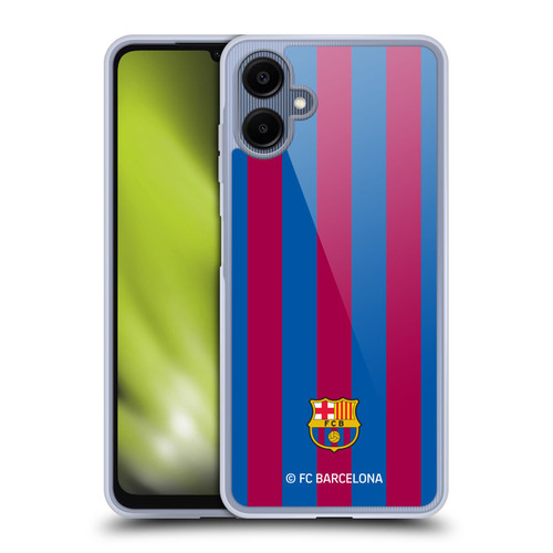 FC Barcelona Crest Stripes Soft Gel Case for Samsung Galaxy A06 4G