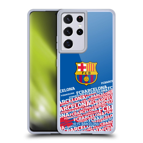 FC Barcelona Crest Impact Soft Gel Case for Samsung Galaxy S21 Ultra 5G & MagSafe
