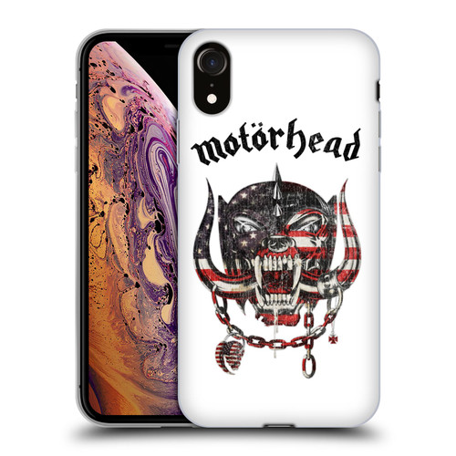 Motorhead Graphics American Skull Soft Gel Case for Apple iPhone XR