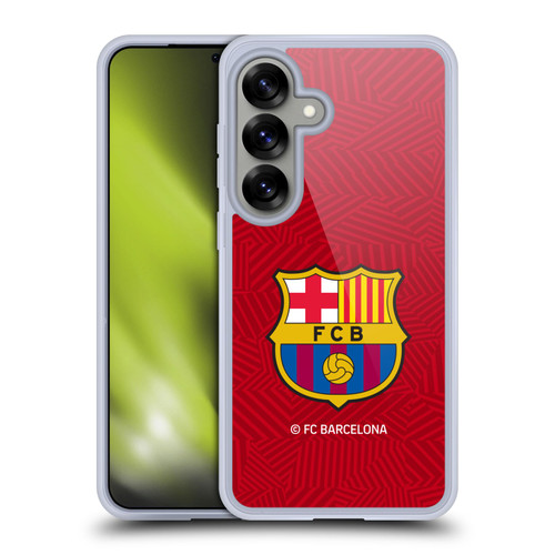 FC Barcelona Crest Red Soft Gel Case for Samsung Galaxy S25 & MagSafe