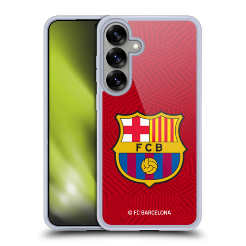 FC Barcelona Crest Red Soft Gel Case for Samsung Galaxy S25+ & MagSafe