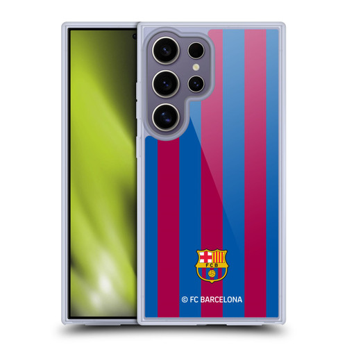FC Barcelona Crest Stripes Soft Gel Case for Samsung Galaxy S25 Ultra & MagSafe