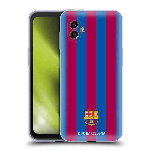 FC Barcelona Crest Stripes Soft Gel Case for Samsung Galaxy Xcover6 Pro/Pro2