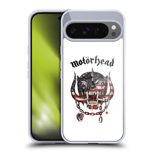 Motorhead Graphics American Skull Soft Gel Case for Google Pixel 9 Pro XL