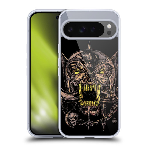 Motorhead Graphics Snaggletooth Soft Gel Case for Google Pixel 9 Pro XL