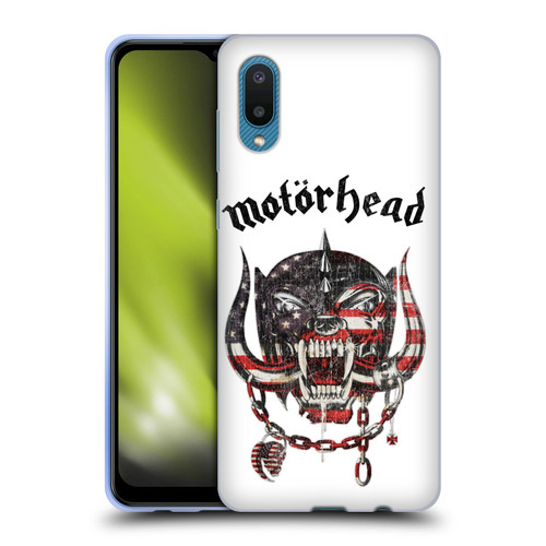 Motorhead Graphics American Skull Soft Gel Case for Samsung Galaxy A02/M02 (2021)