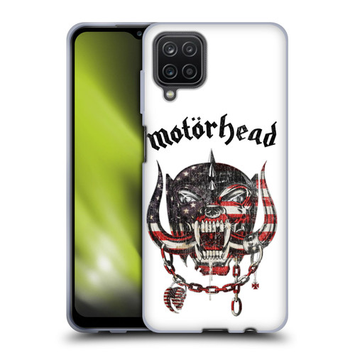 Motorhead Graphics American Skull Soft Gel Case for Samsung Galaxy A12 (2020)