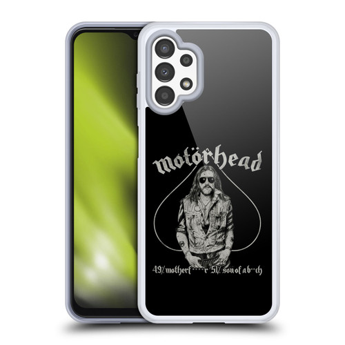Motorhead Graphics Ace Of Spades Lemmy Soft Gel Case for Samsung Galaxy A13 (2022)