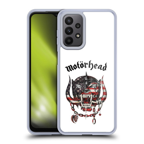Motorhead Graphics American Skull Soft Gel Case for Samsung Galaxy A23 / 5G (2022)