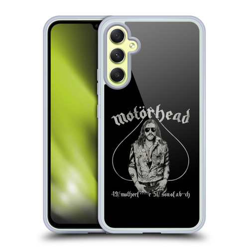 Motorhead Graphics Ace Of Spades Lemmy Soft Gel Case for Samsung Galaxy A34 5G
