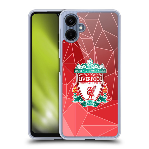 Liverpool Football Club Crest & Liverbird 2 Geometric Soft Gel Case for Samsung Galaxy A06 4G