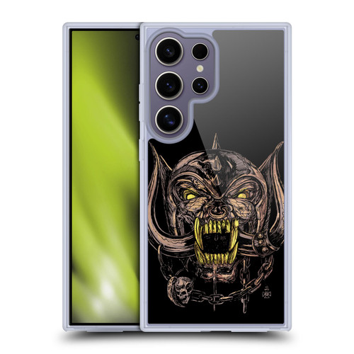 Motorhead Graphics Snaggletooth Soft Gel Case for Samsung Galaxy S25 Ultra & MagSafe