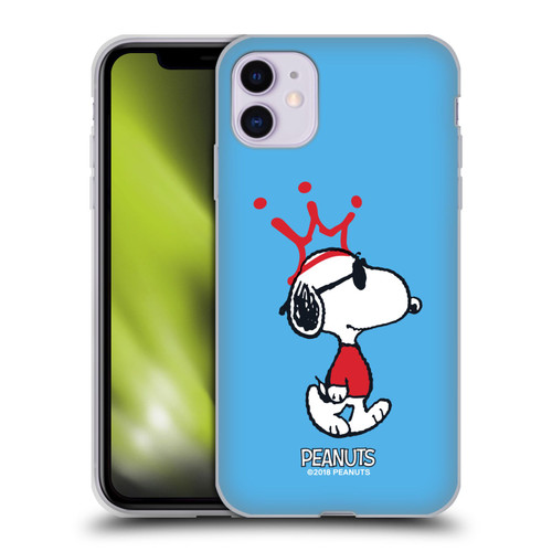 Peanuts The Many Faces Of Snoopy Joe Cool Soft Gel Case for Apple iPhone 11