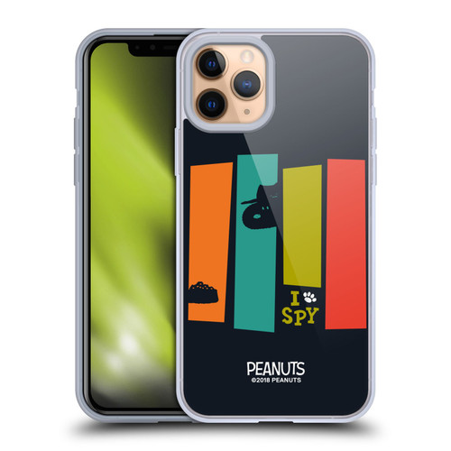 Peanuts The Many Faces Of Snoopy Secret Agent Soft Gel Case for Apple iPhone 11 Pro & MagSafe