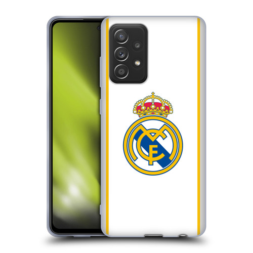 Real Madrid CF Badge White Soft Gel Case for Samsung Galaxy A52 / A52s / 5G (2021)