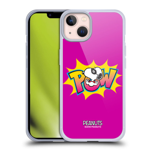 Peanuts The Many Faces Of Snoopy Superhero Soft Gel Case for Apple iPhone 13 & MagSafe