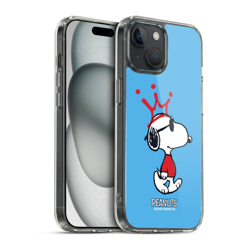 Peanuts The Many Faces Of Snoopy Joe Cool Soft Gel Case for Apple iPhone 15 & MagSafe