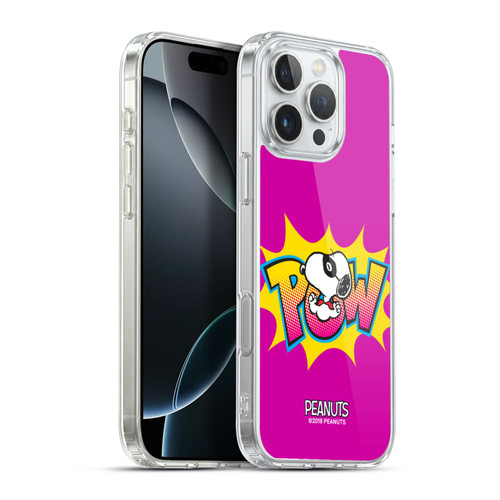 Peanuts The Many Faces Of Snoopy Superhero Soft Gel Case for Apple iPhone 16 Pro Max & MagSafe