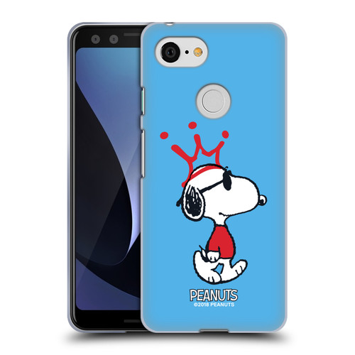 Peanuts The Many Faces Of Snoopy Joe Cool Soft Gel Case for Google Pixel 3