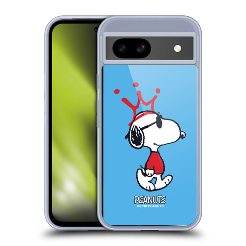 Peanuts The Many Faces Of Snoopy Joe Cool Soft Gel Case for Google Pixel 8a