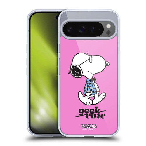 Peanuts The Many Faces Of Snoopy Joe Preppy Soft Gel Case for Google Pixel 9 Pro XL
