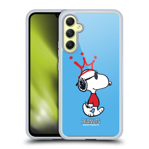 Peanuts The Many Faces Of Snoopy Joe Cool Soft Gel Case for Samsung Galaxy A34 5G