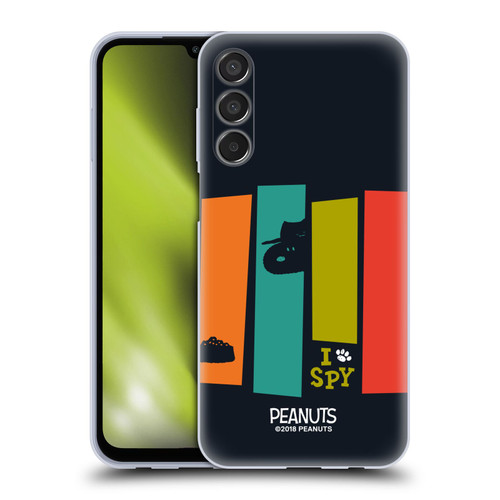 Peanuts The Many Faces Of Snoopy Secret Agent Soft Gel Case for Samsung Galaxy M15/F15 5G