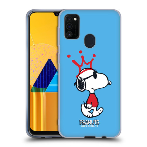 Peanuts The Many Faces Of Snoopy Joe Cool Soft Gel Case for Samsung Galaxy M30s (2019)/M21 (2020)