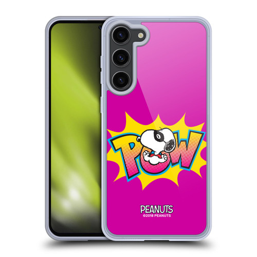Peanuts The Many Faces Of Snoopy Superhero Soft Gel Case for Samsung Galaxy S23+ 5G & MagSafe