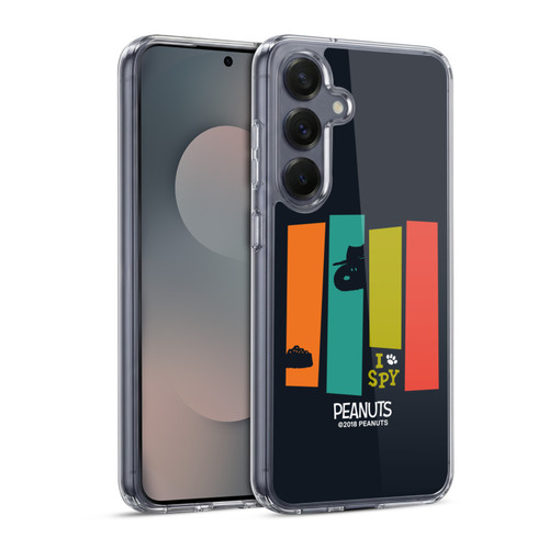 Peanuts The Many Faces Of Snoopy Secret Agent Soft Gel Case for Samsung Galaxy S25 & MagSafe