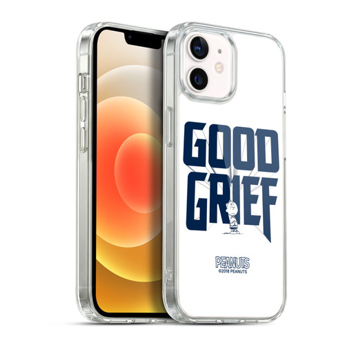 Peanuts Rock Tees Charlie Brown Good Grief Soft Gel Case for Apple iPhone 12 / iPhone 12 Pro & MagSafe