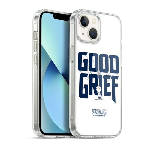 Peanuts Rock Tees Charlie Brown Good Grief Soft Gel Case for Apple iPhone 13