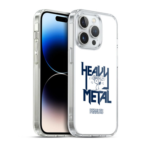 Peanuts Rock Tees Snoopy Heavy Metal Soft Gel Case for Apple iPhone 13 Pro & MagSafe