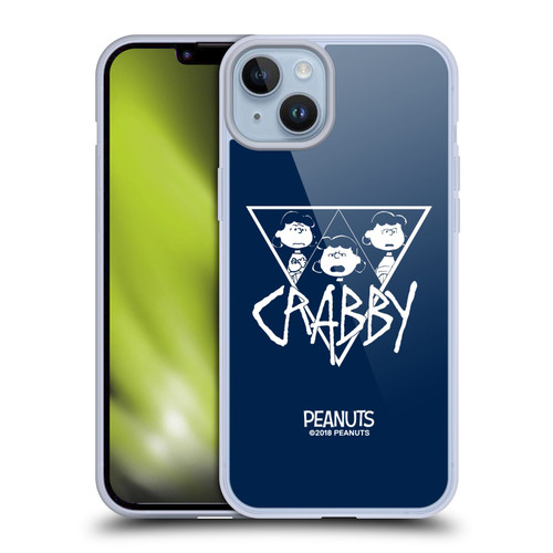 Peanuts Rock Tees Lucy Van Pelt Crabby Soft Gel Case for Apple iPhone 14 Plus & MagSafe