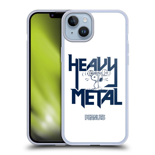 Peanuts Rock Tees Snoopy Heavy Metal Soft Gel Case for Apple iPhone 14 Plus & MagSafe