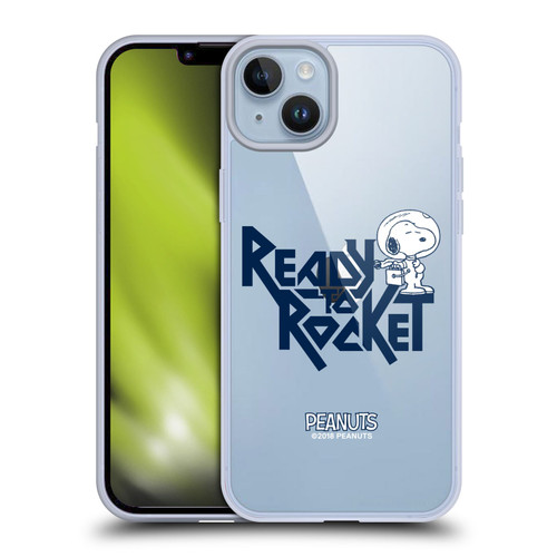 Peanuts Rock Tees Snoopy Ready To Rocket Soft Gel Case for Apple iPhone 14 Plus & MagSafe