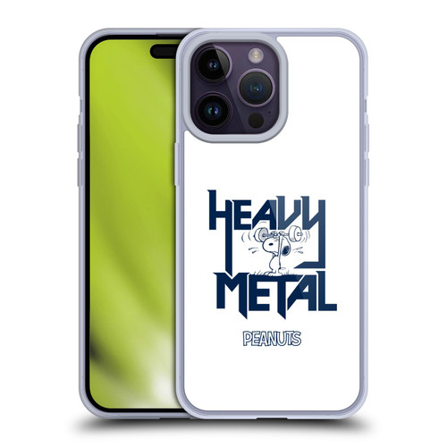 Peanuts Rock Tees Snoopy Heavy Metal Soft Gel Case for Apple iPhone 14 Pro Max & MagSafe
