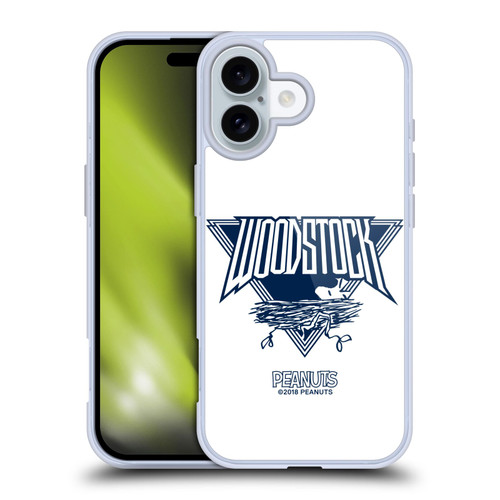 Peanuts Rock Tees Woodstock Insignia Soft Gel Case for Apple iPhone 16 & MagSafe