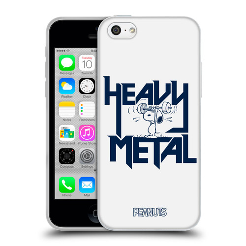 Peanuts Rock Tees Snoopy Heavy Metal Soft Gel Case for Apple iPhone 5c