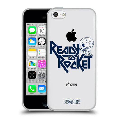 Peanuts Rock Tees Snoopy Ready To Rocket Soft Gel Case for Apple iPhone 5c