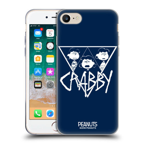Peanuts Rock Tees Lucy Van Pelt Crabby Soft Gel Case for Apple iPhone 7 / 8 / SE 2020 & 2022 & MagSafe