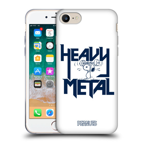Peanuts Rock Tees Snoopy Heavy Metal Soft Gel Case for Apple iPhone 7 / 8 / SE 2020 & 2022 & MagSafe