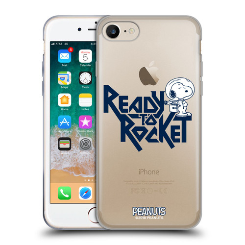 Peanuts Rock Tees Snoopy Ready To Rocket Soft Gel Case for Apple iPhone 7 / 8 / SE 2020 & 2022 & MagSafe